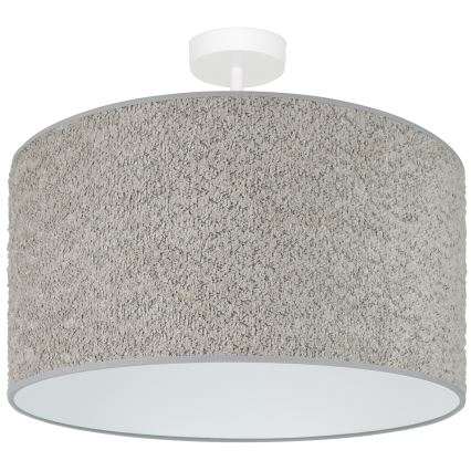 Brilagi - Luster na sajli BOUCLE ROLLER 1xE27/15W/230V pr. 45 cm siva