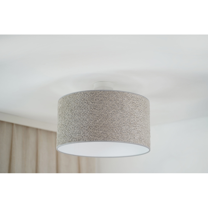Brilagi - Luster na sajli BOUCLE ROLLER 1xE27/15W/230V pr. 45 cm siva