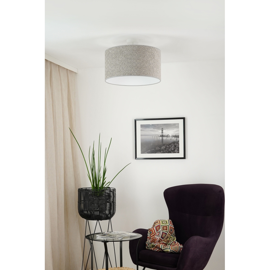 Brilagi - Luster na sajli BOUCLE ROLLER 1xE27/15W/230V pr. 45 cm siva