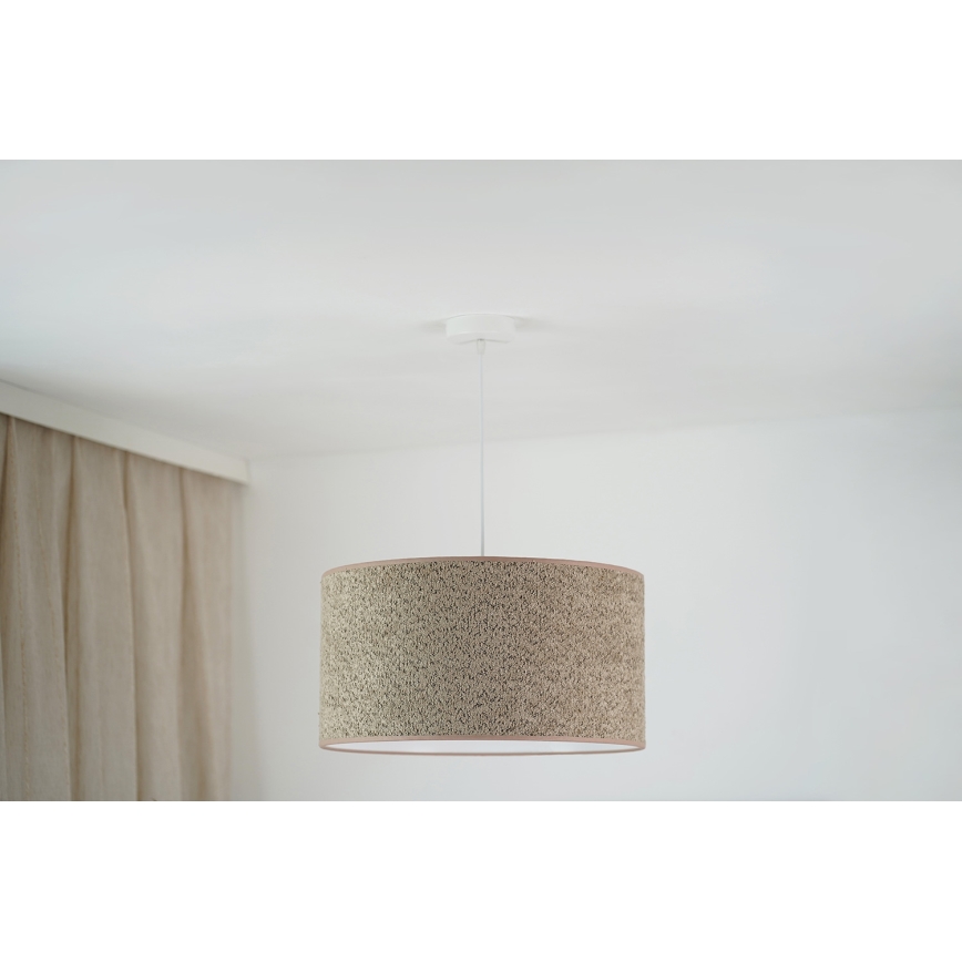 Brilagi - Luster na sajli BOUCLE ROLLER 1xE27/15W/230V pr. 45 cm smeđa