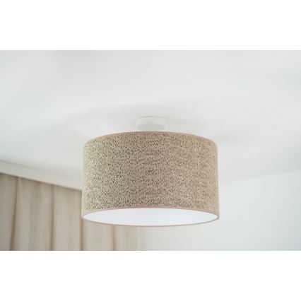 Brilagi - Luster na sajli BOUCLE ROLLER 1xE27/15W/230V pr. 45 cm smeđa