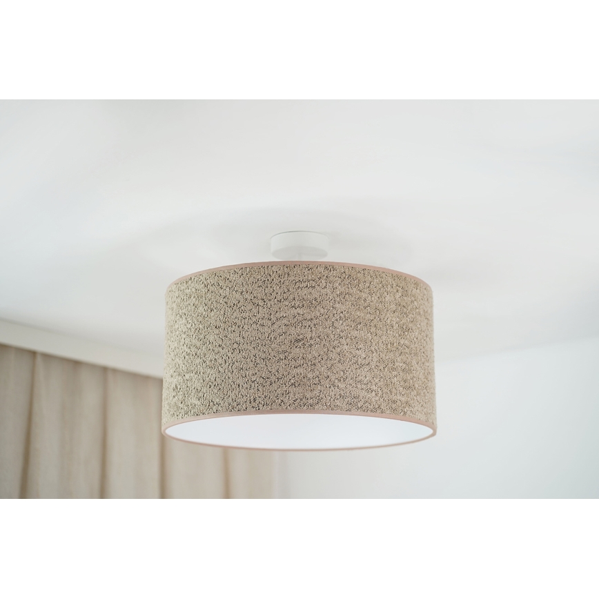 Brilagi - Luster na sajli BOUCLE ROLLER 1xE27/15W/230V pr. 45 cm smeđa