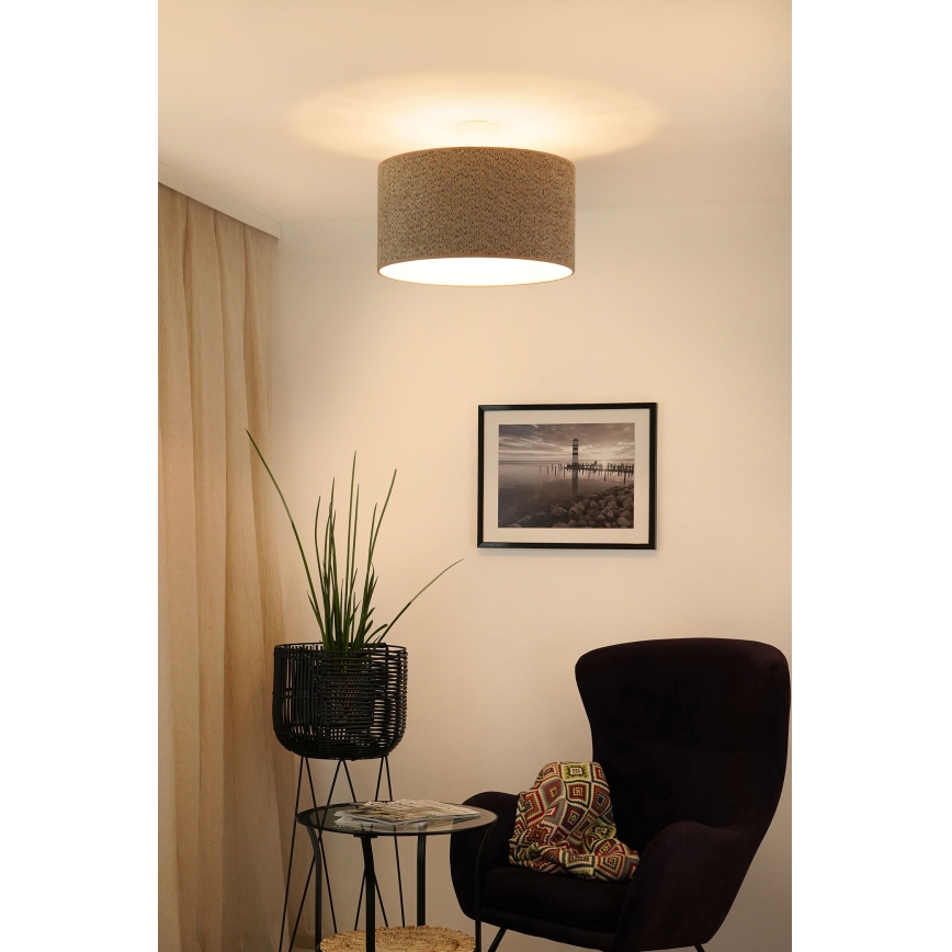 Brilagi - Luster na sajli BOUCLE ROLLER 1xE27/15W/230V pr. 45 cm smeđa
