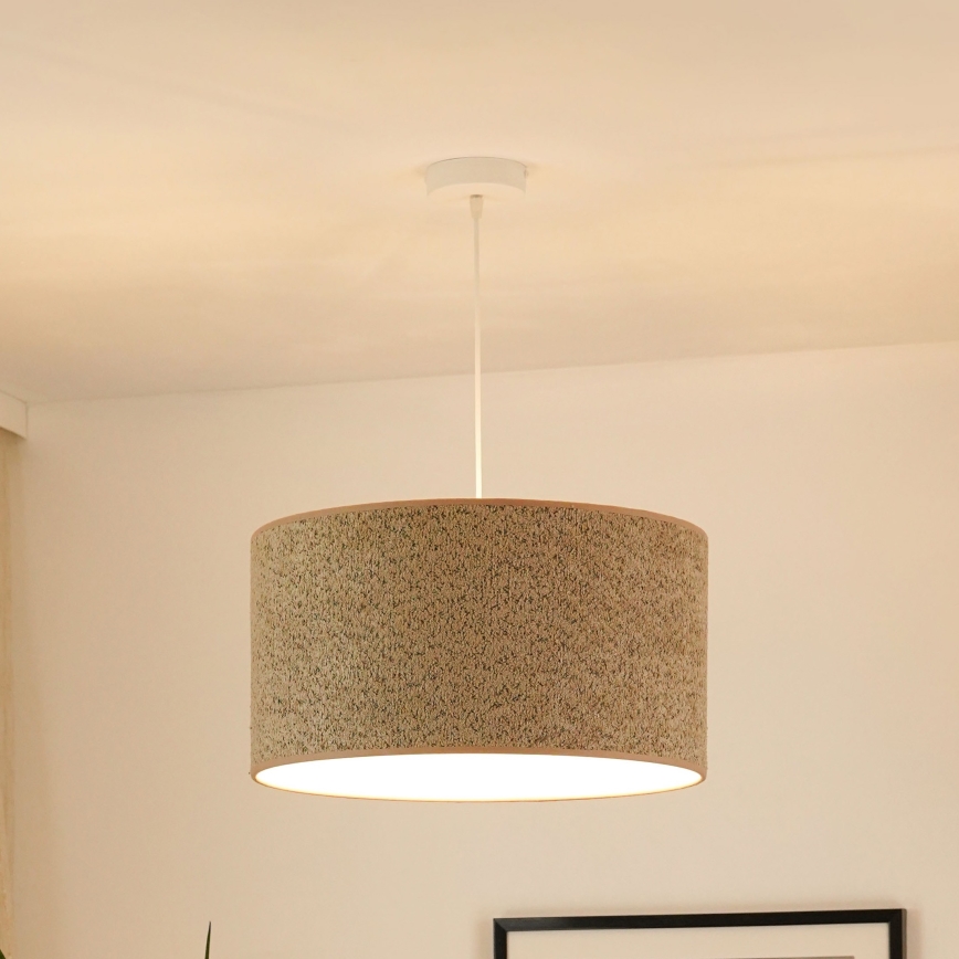 Brilagi - Luster na sajli BOUCLE ROLLER 1xE27/15W/230V pr. 50 cm smeđa