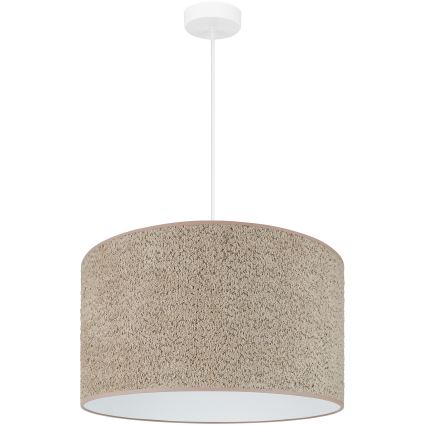 Brilagi - Luster na sajli BOUCLE ROLLER 1xE27/15W/230V pr. 50 cm smeđa