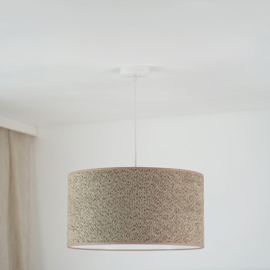 Brilagi - Luster na sajli BOUCLE ROLLER 1xE27/15W/230V pr. 50 cm smeđa