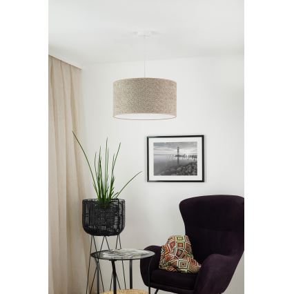 Brilagi - Luster na sajli BOUCLE ROLLER 1xE27/15W/230V pr. 50 cm smeđa