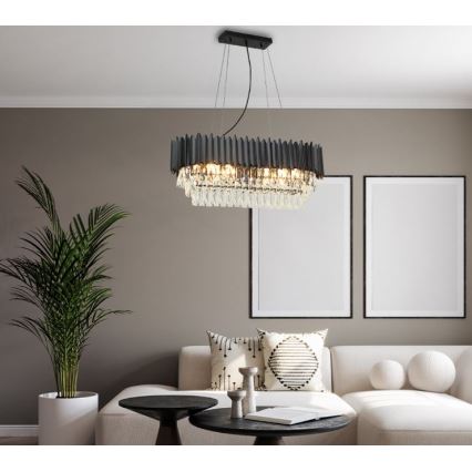 Brilagi - Luster na sajli CARLOS 10xE14/40W/230V