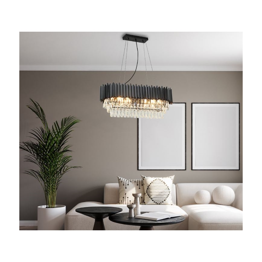 Brilagi - Luster na sajli CARLOS 10xE14/40W/230V