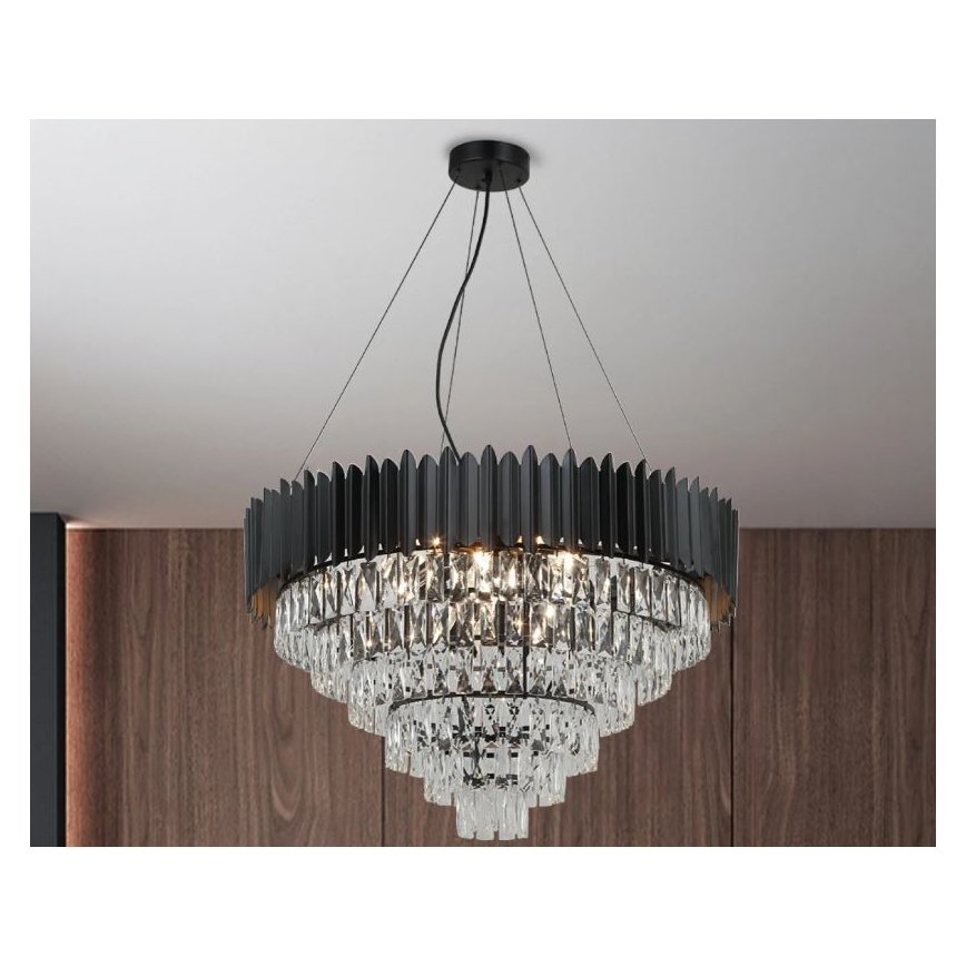 Brilagi - Luster na sajli CARLOS 11xE14/40W/230V Ø 80 cm