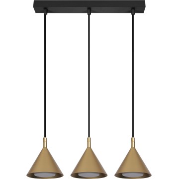 Brilagi - Luster na sajli CONE TRIPLE 3xGX53/15W/230V zlatni
