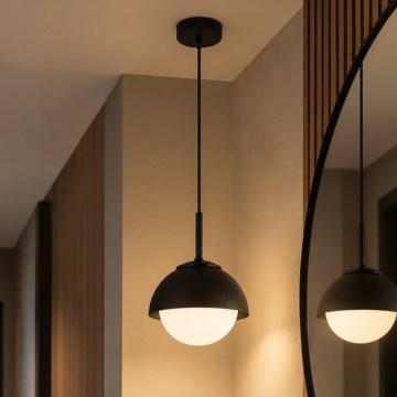 BRILAGI - Luster na sajli COSMO 1xE27/60W/230V promjer 18 cm crni