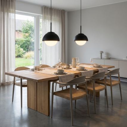 BRILAGI - Luster na sajli COSMO 1xE27/60W/230V promjer 18 cm crni