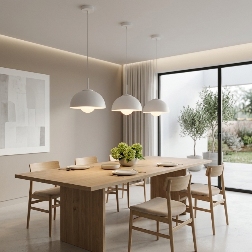BRILAGI - Luster na sajli COSMO 1xE27/60W/230V promjer 30 cm bijela/zlatna