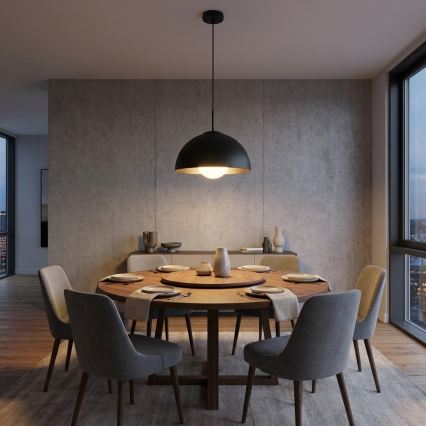 BRILAGI - Luster na sajli COSMO 1xE27/60W/230V, promjer 30 cm, crni