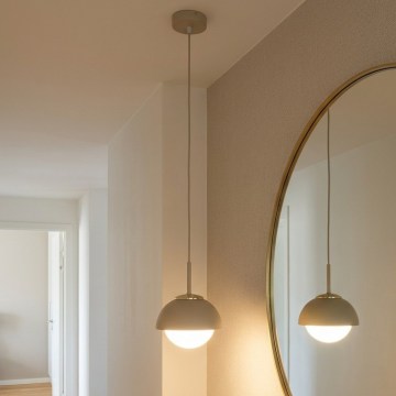 Brilagi - Luster na sajli COSMO 1xE27/60W/230V Ø 18 cm bež/zlatna