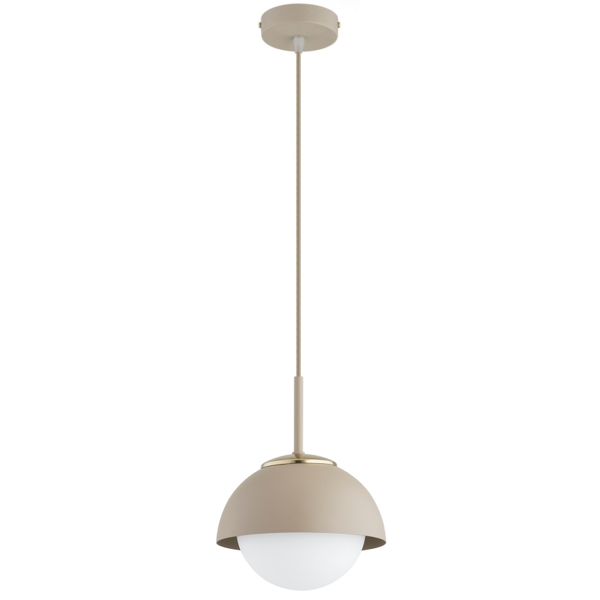 Brilagi - Luster na sajli COSMO 1xE27/60W/230V Ø 18 cm bež/zlatna