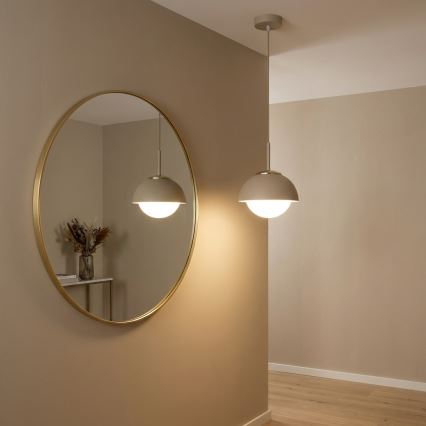 Brilagi - Luster na sajli COSMO 1xE27/60W/230V Ø 18 cm bež/zlatna