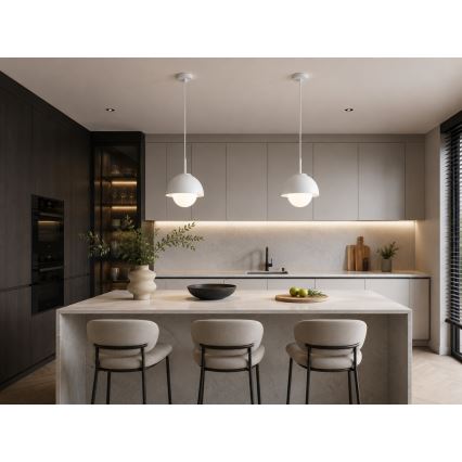 BRILAGI - Luster na sajli COSMO 1xE27/60W/230V Ø 18 cm bijela