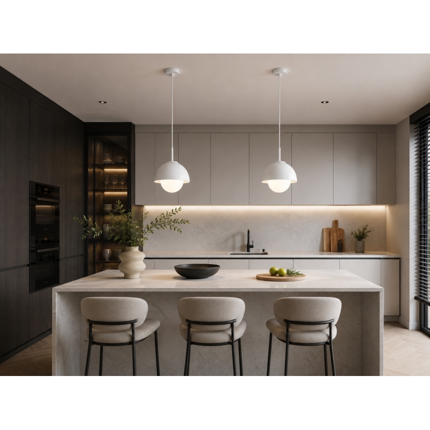 BRILAGI - Luster na sajli COSMO 1xE27/60W/230V Ø 18 cm bijela
