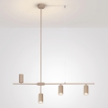 Brilagi - Luster na sajli CRANE 4xGU10/30W/230V bež