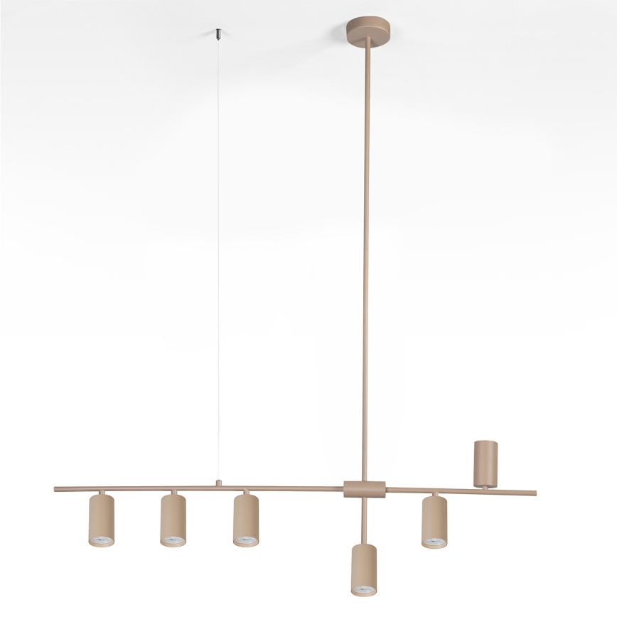 Brilagi - Luster na sajli CRANE 6xGU10/30W/230V bež