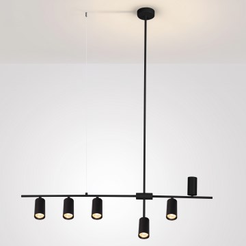 Brilagi - Luster na sajli CRANE 6xGU10/30W/230V crna