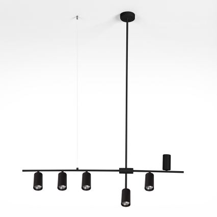 Brilagi - Luster na sajli CRANE 6xGU10/30W/230V crna