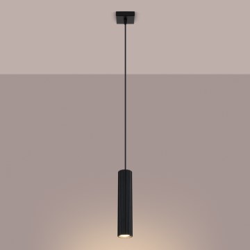 Brilagi - Luster na sajli CRESTO 1xGU10/10W/230V crna