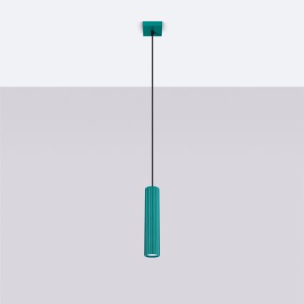 Brilagi - Luster na sajli CRESTO 1xGU10/10W/230V tirkizni