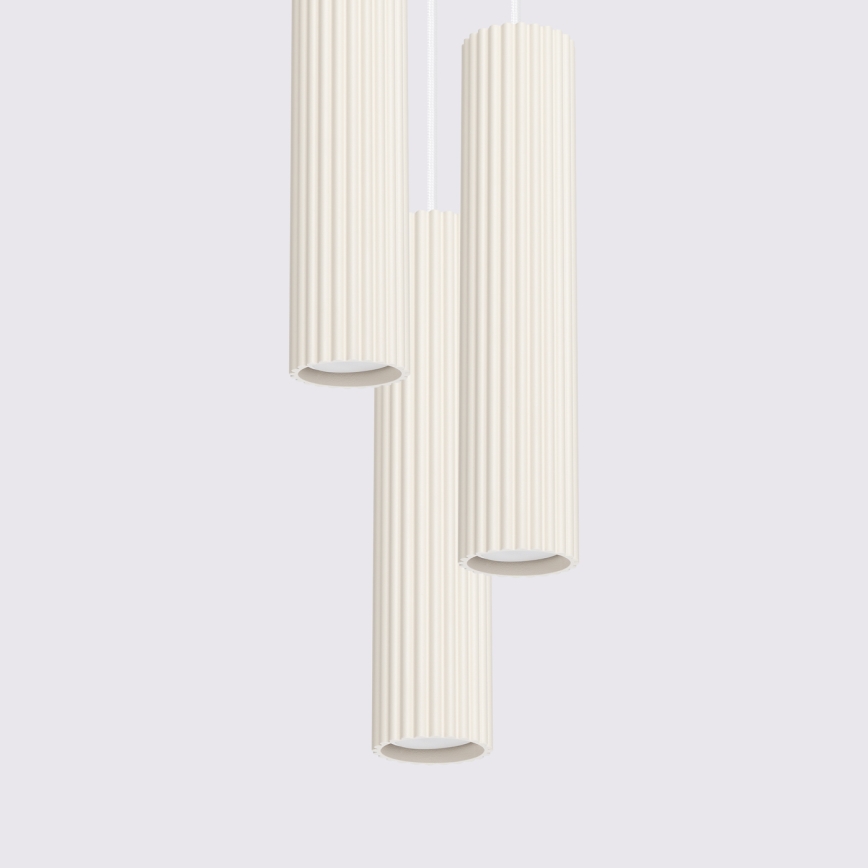 Brilagi - Luster na sajli CRESTO 3xGU10/10W/230V krem boje