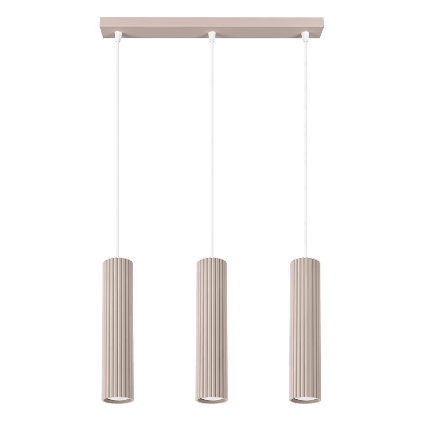 Brilagi - Luster na sajli CRESTO 3xGU10/10W/230V taupe