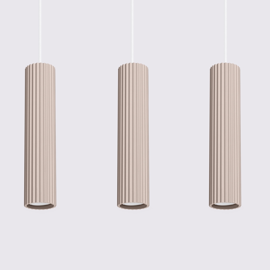 Brilagi - Luster na sajli CRESTO 3xGU10/10W/230V taupe