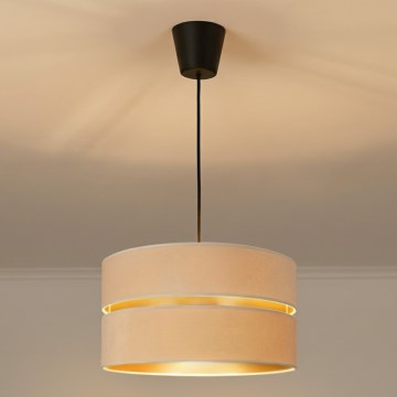 Brilagi - Luster na sajli DUO-DUO 1xE27/60W/230V Ø 40 cm krem/zlatna