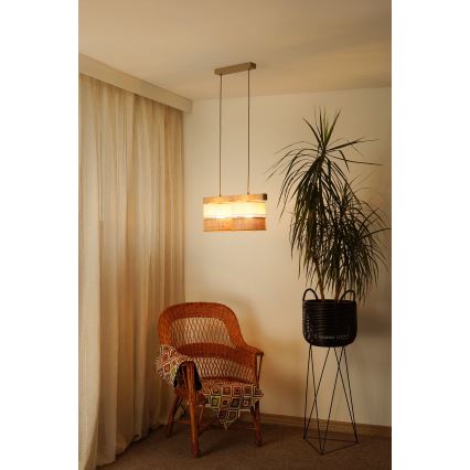 Brilagi - Luster na sajli FOREST 2xE27/15W/230V bor/bež/krem