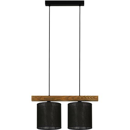 Brilagi - Luster na sajli FOREST 2xE27/15W/230V bor/crna
