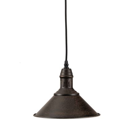 BRILAGI - Luster na sajli FORGE 1xE27/60W/230V Ø 22 cm smeđa