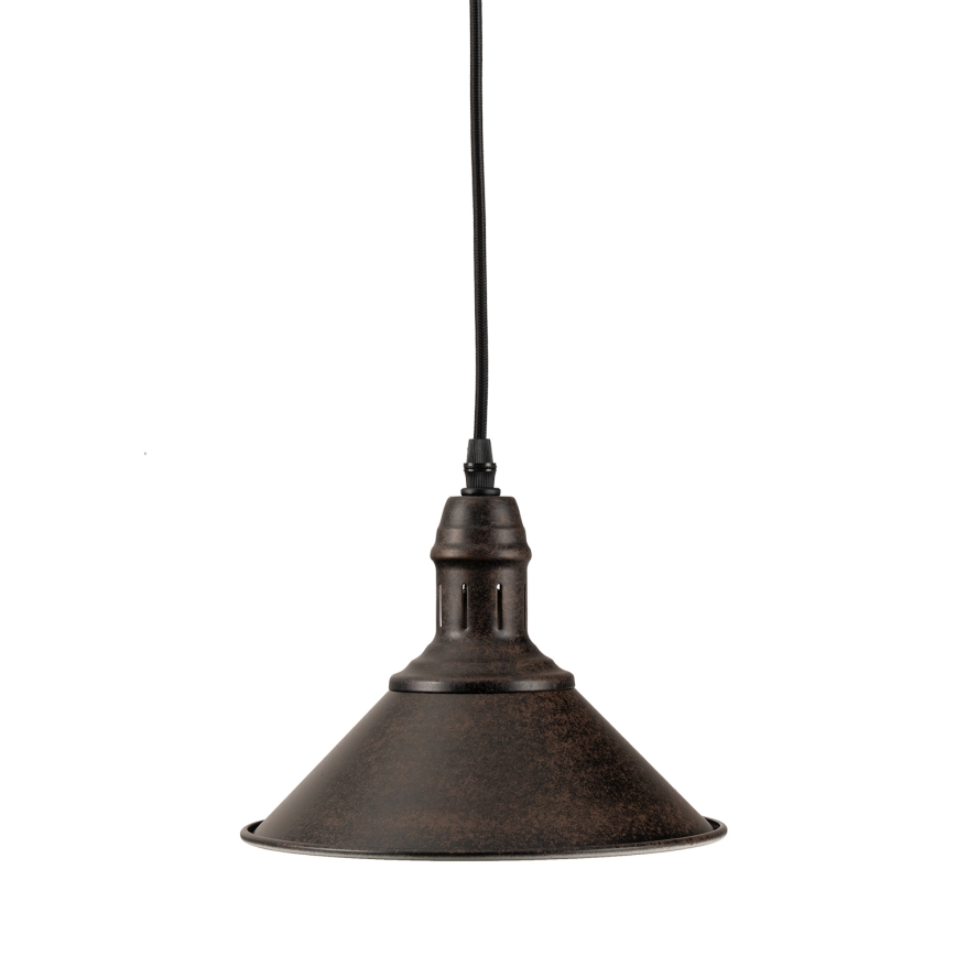 BRILAGI - Luster na sajli FORGE 1xE27/60W/230V Ø 22 cm smeđa