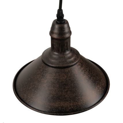 BRILAGI - Luster na sajli FORGE 1xE27/60W/230V Ø 22 cm smeđa