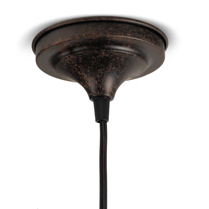 BRILAGI - Luster na sajli FORGE 1xE27/60W/230V Ø 22 cm smeđa