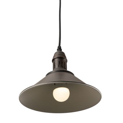 BRILAGI - Luster na sajli FORGE 1xE27/60W/230V Ø 22 cm smeđa