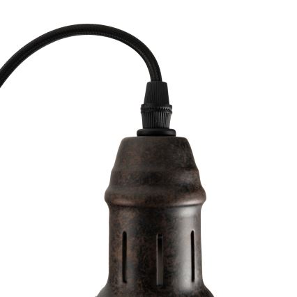 BRILAGI - Luster na sajli FORGE 1xE27/60W/230V Ø 22 cm smeđa