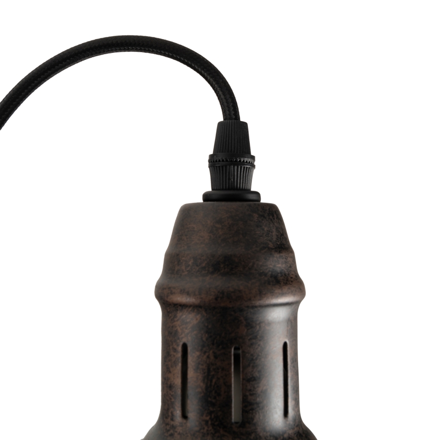 BRILAGI - Luster na sajli FORGE 1xE27/60W/230V Ø 22 cm smeđa