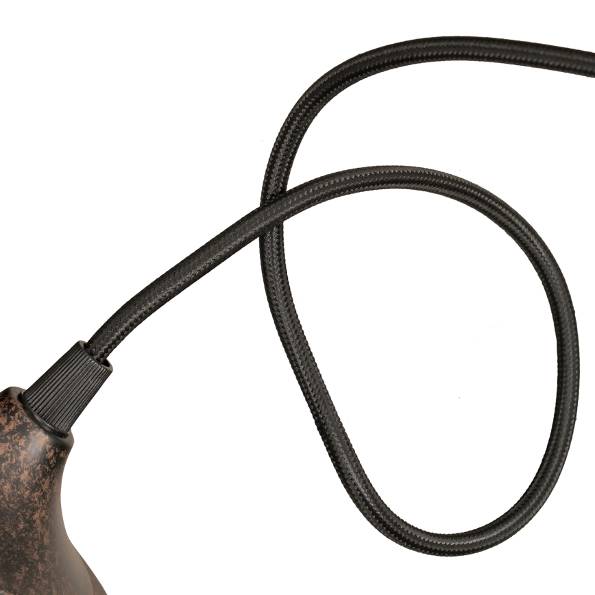 BRILAGI - Luster na sajli FORGE 1xE27/60W/230V Ø 22 cm smeđa