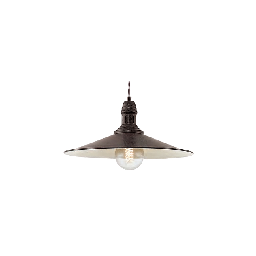 Brilagi - Luster na sajli FORGE 1xE27/60W/230V Ø 36 cm smeđi