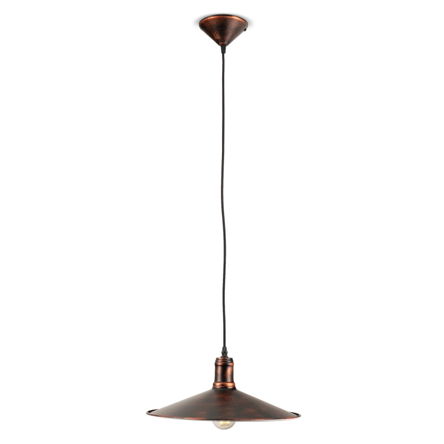 BRILAGI - Luster na sajli FORGE 1xE27/60W/230V Ø 36 cm smeđi