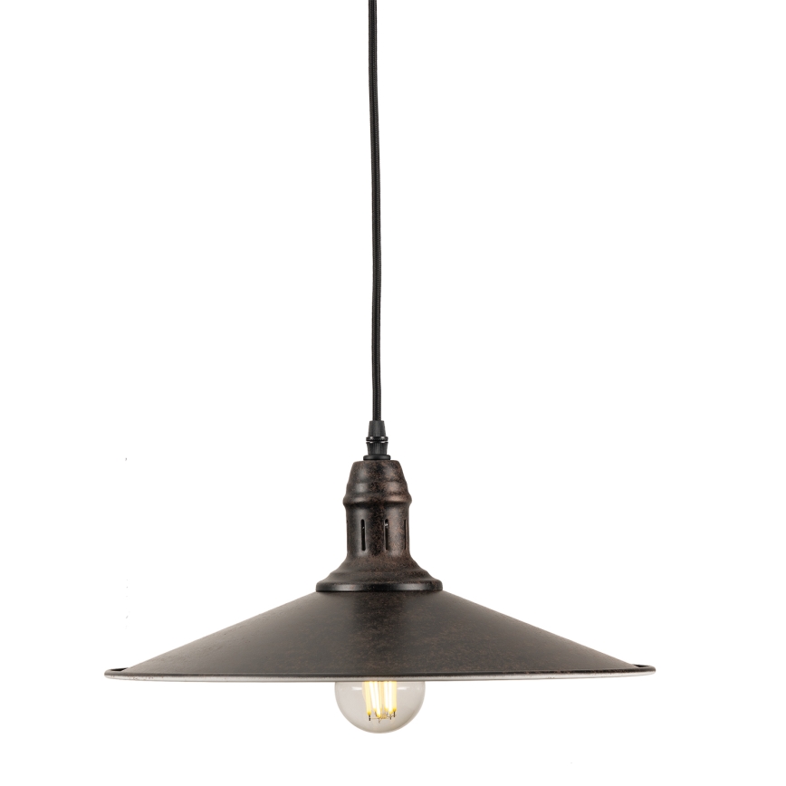 BRILAGI - Luster na sajli FORGE 1xE27/60W/230V Ø 36 cm smeđi