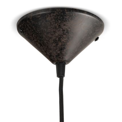 BRILAGI - Luster na sajli FORGE 1xE27/60W/230V Ø 36 cm smeđi