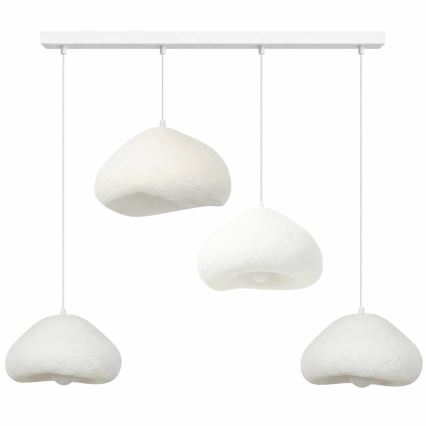 Brilagi - Luster na sajli LORA 4xE27/40W/230V bijela