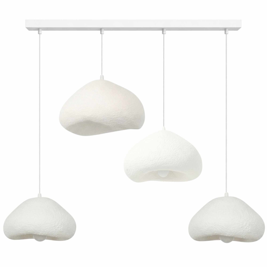 Brilagi - Luster na sajli LORA 4xE27/40W/230V bijela